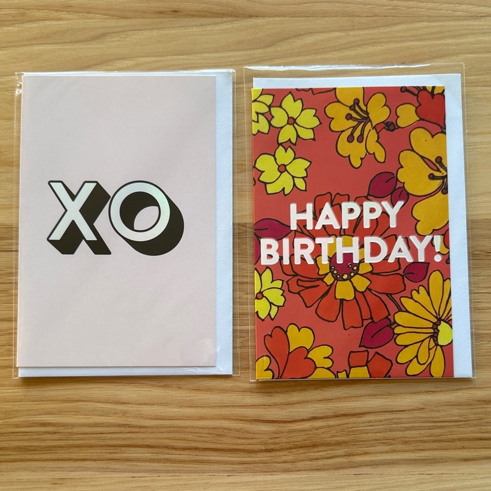 Infinite She - Vibrant Floral Cards x 2‎